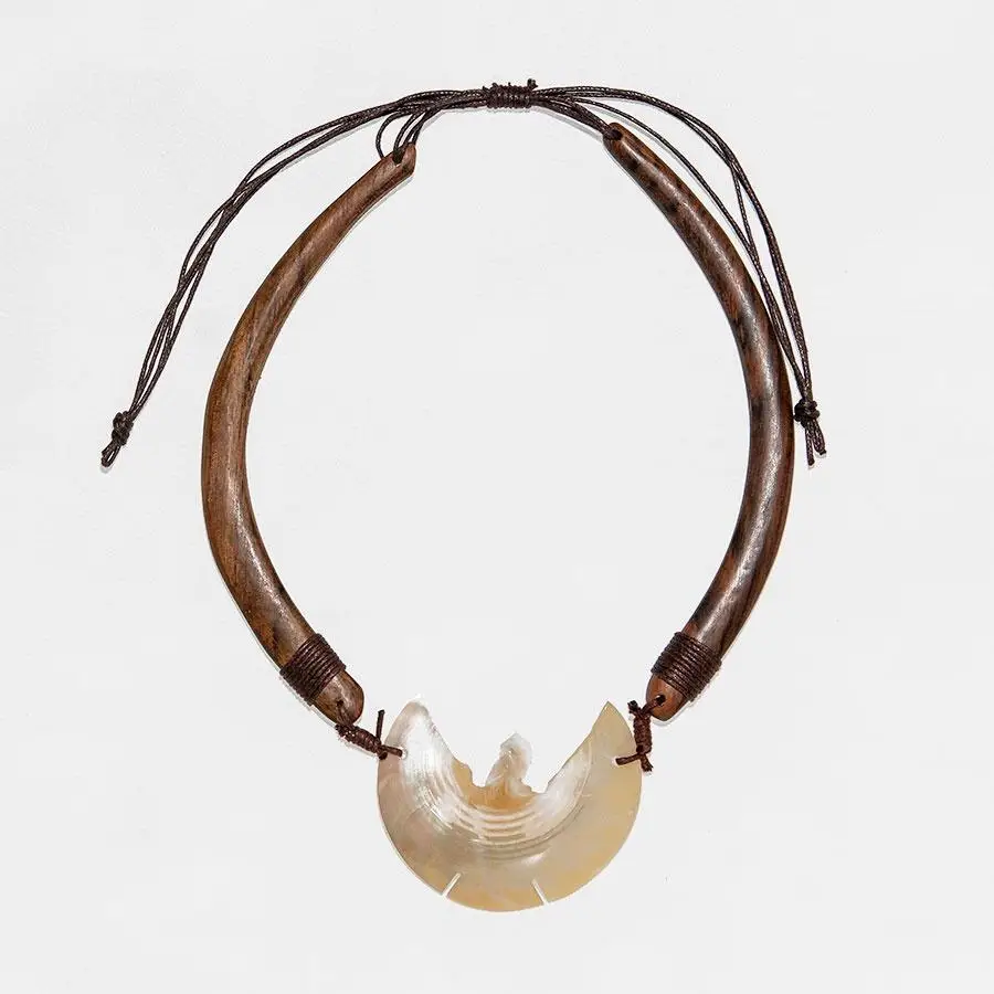 Indonesian mother of pearl necklace
