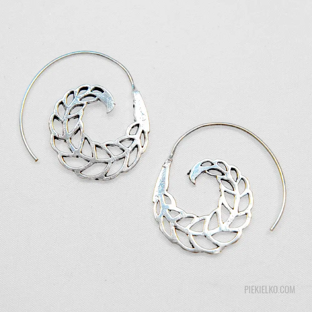 Spiral earrings