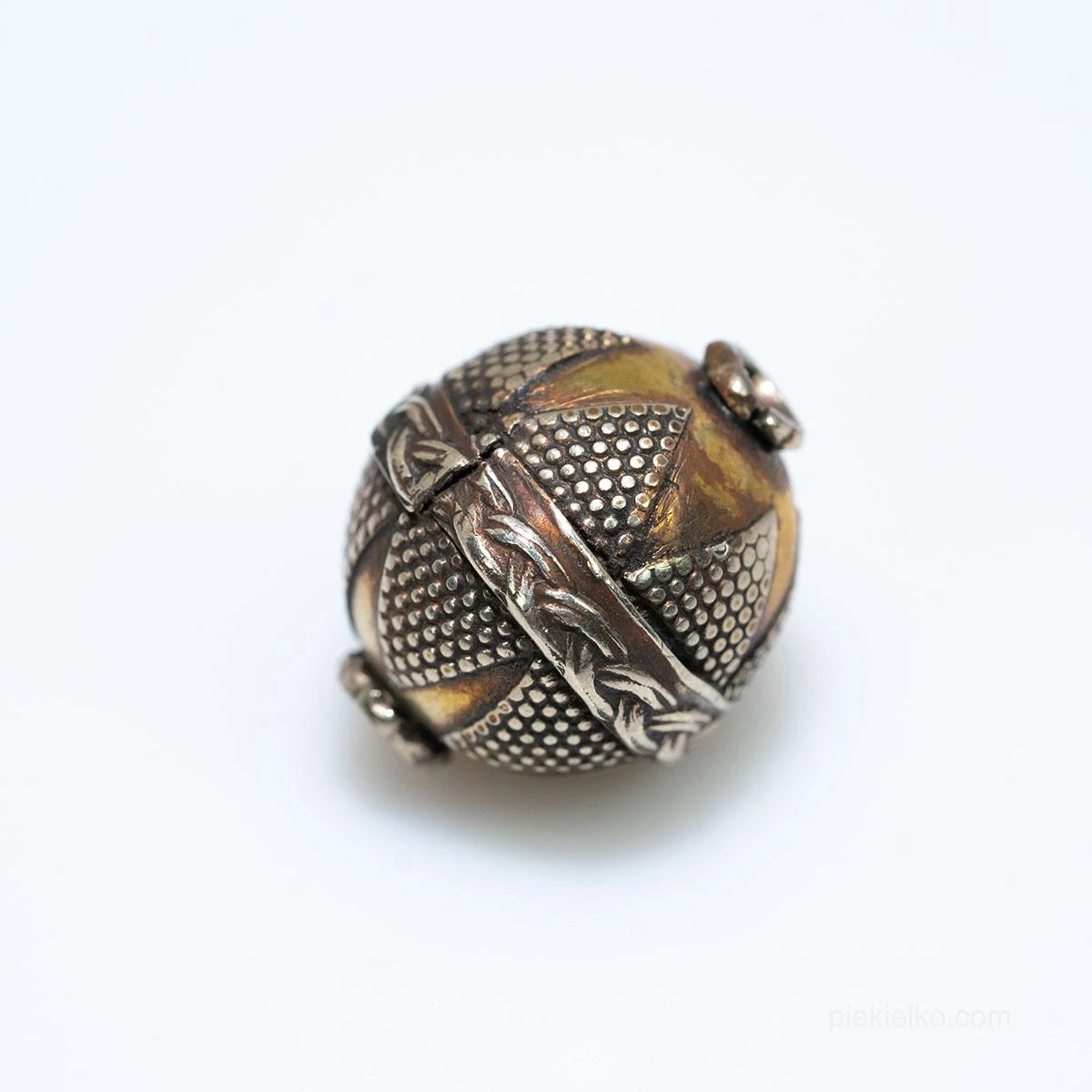 Turkmen Brass Handmade Bead