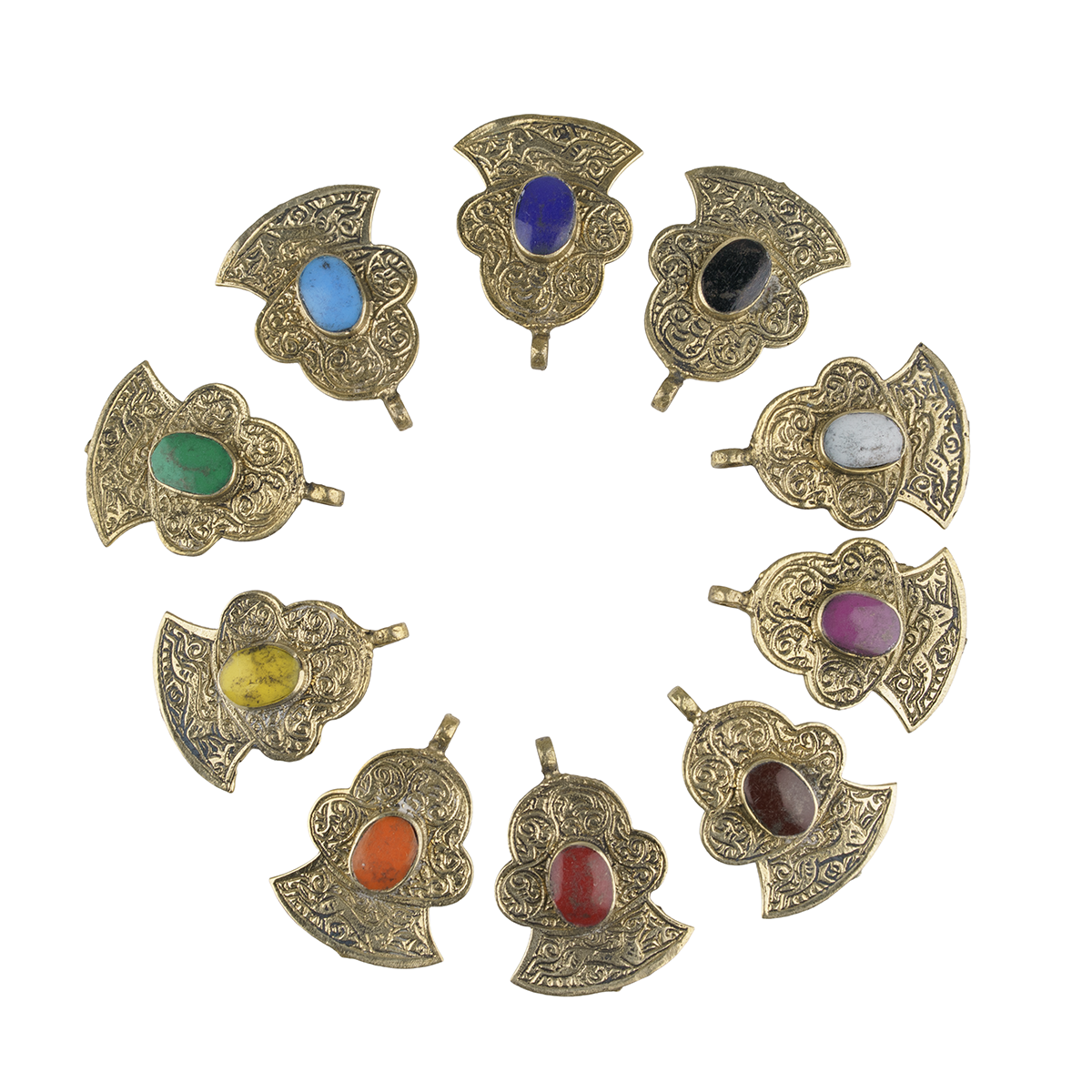 Samarkand Ornament Pendant – Blue