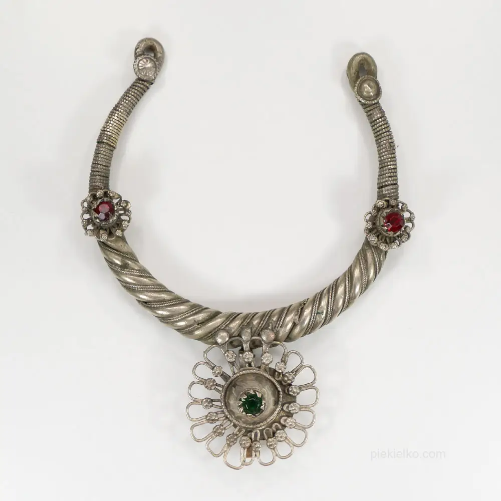Antique torc necklace from the Swat Valley in Kohistan