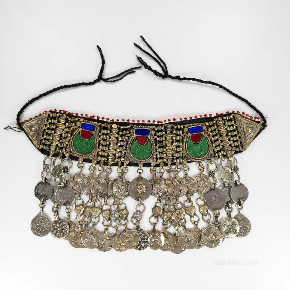 A unique Afghan tribal choker