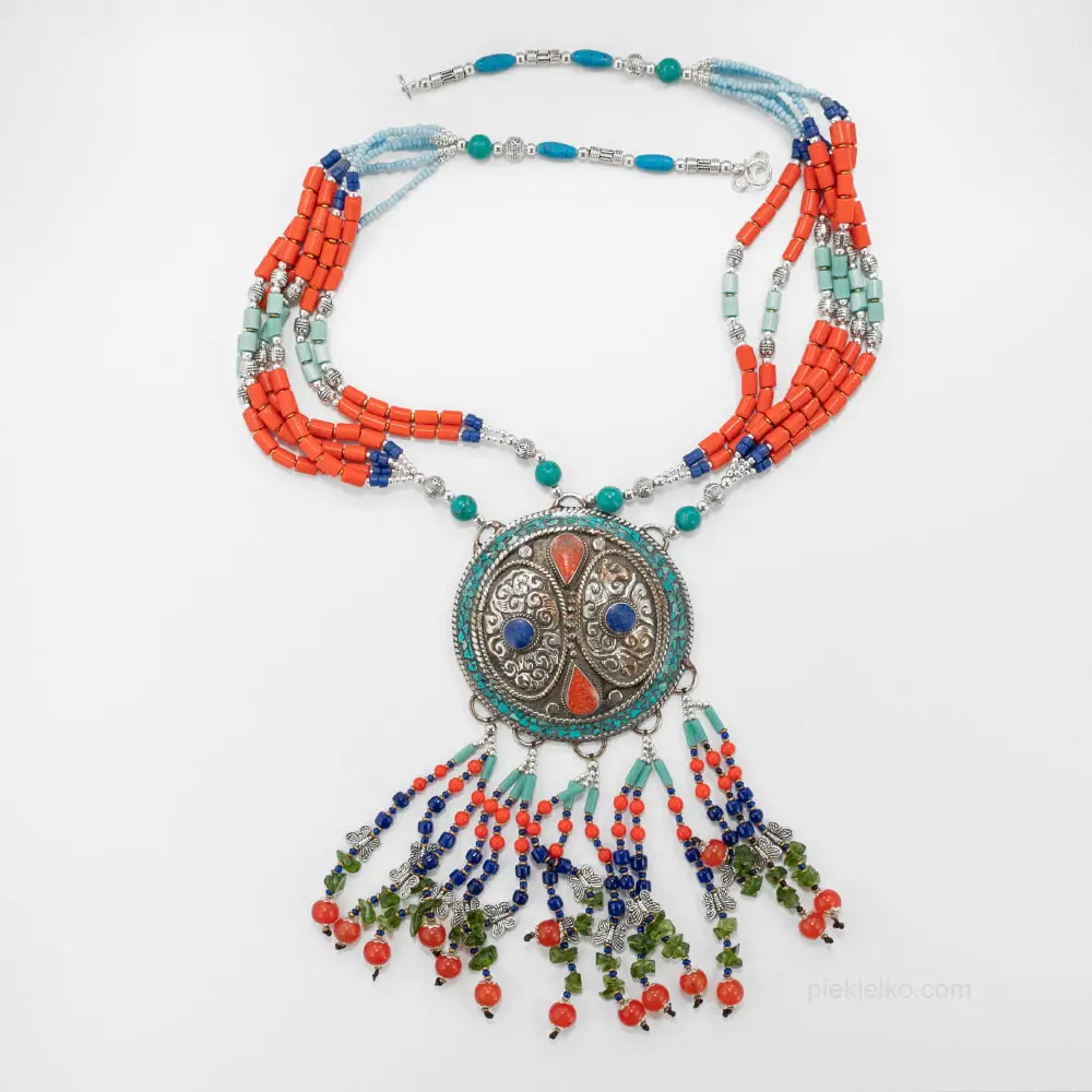 Nepalese beaded necklace
