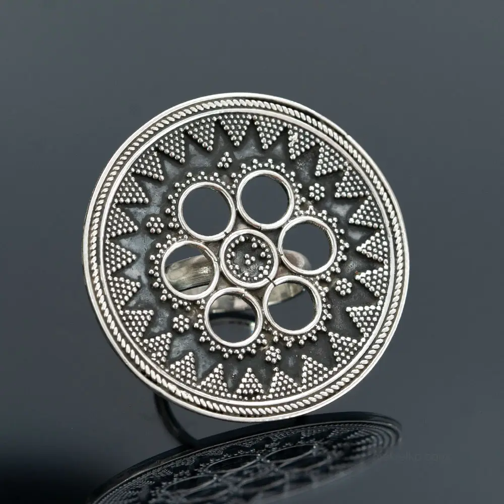 Indian silver ring