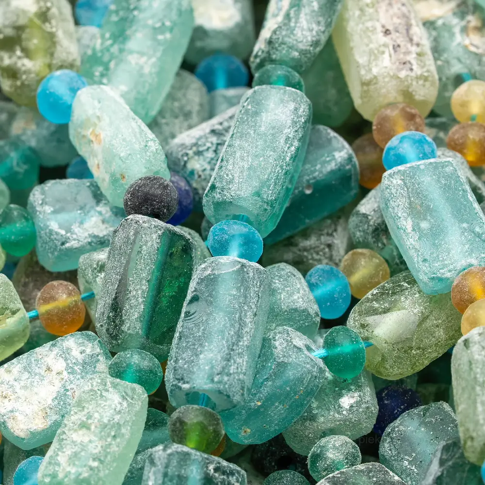 Antique Roman glass beads