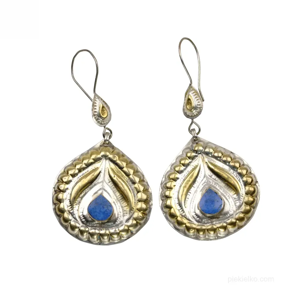 Turkmen lapis earrings