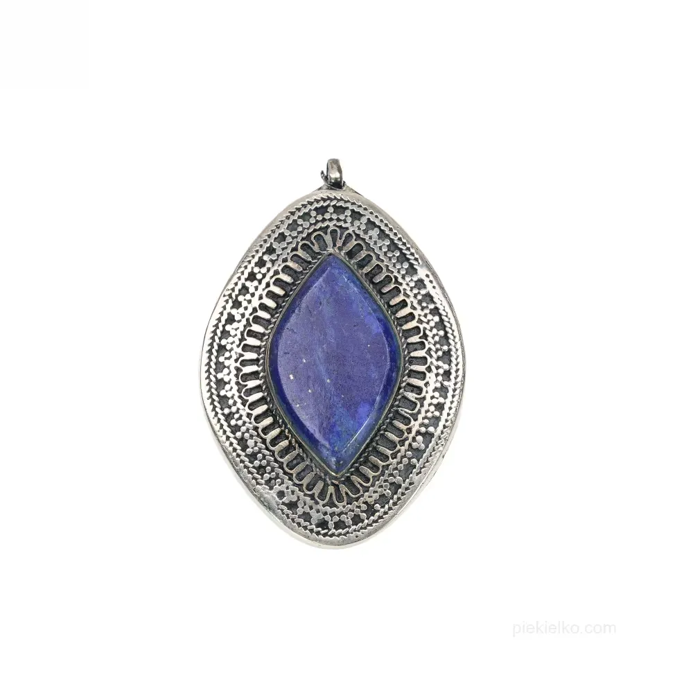 Pakistani Lapis Lazuli Pendant – Leaf of Heaven