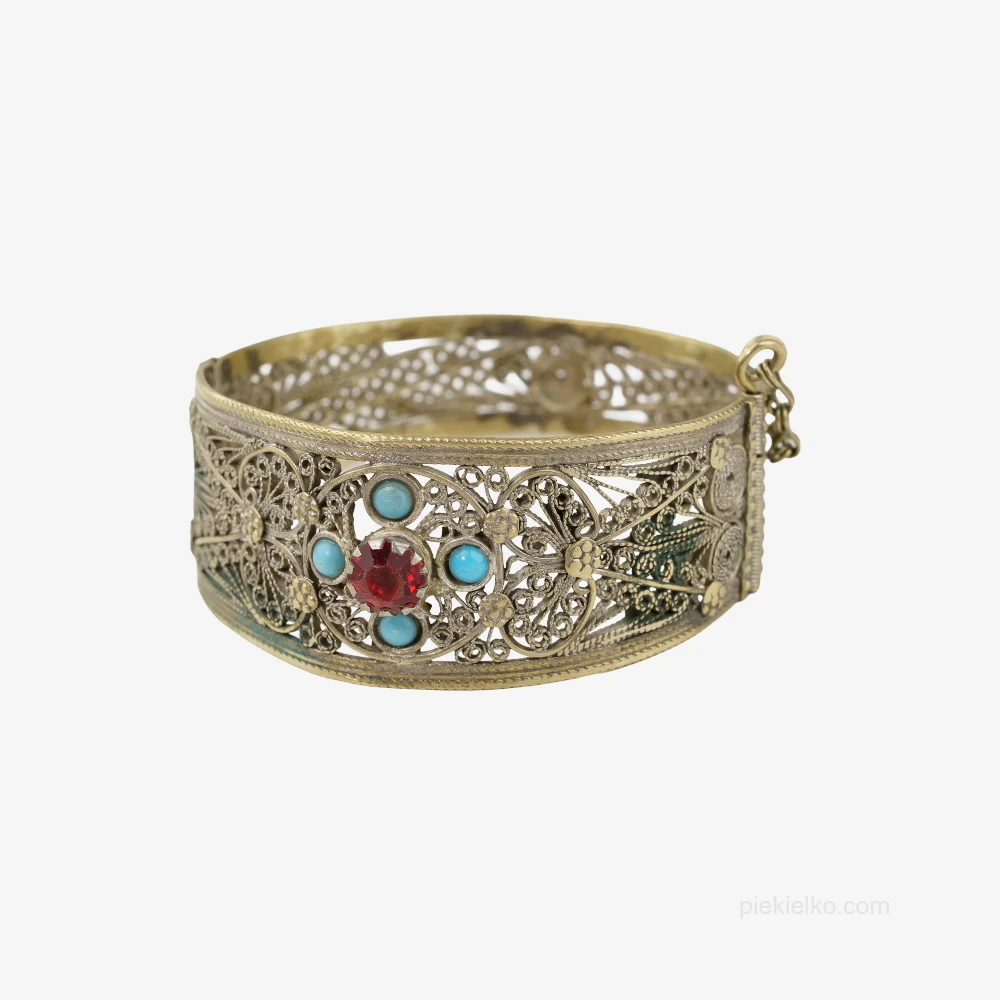 Hazarska Bransoleta Zdobiona – Gypsy Tribal