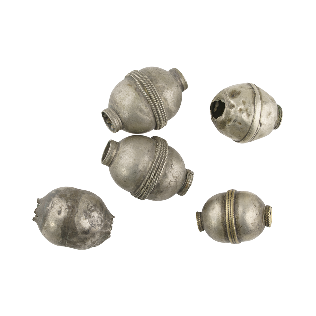 Antique Turkmen Brass Beads
