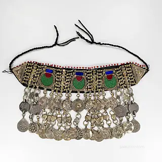 A unique Afghan tribal choker