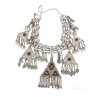 Kashmiri necklace with pendants