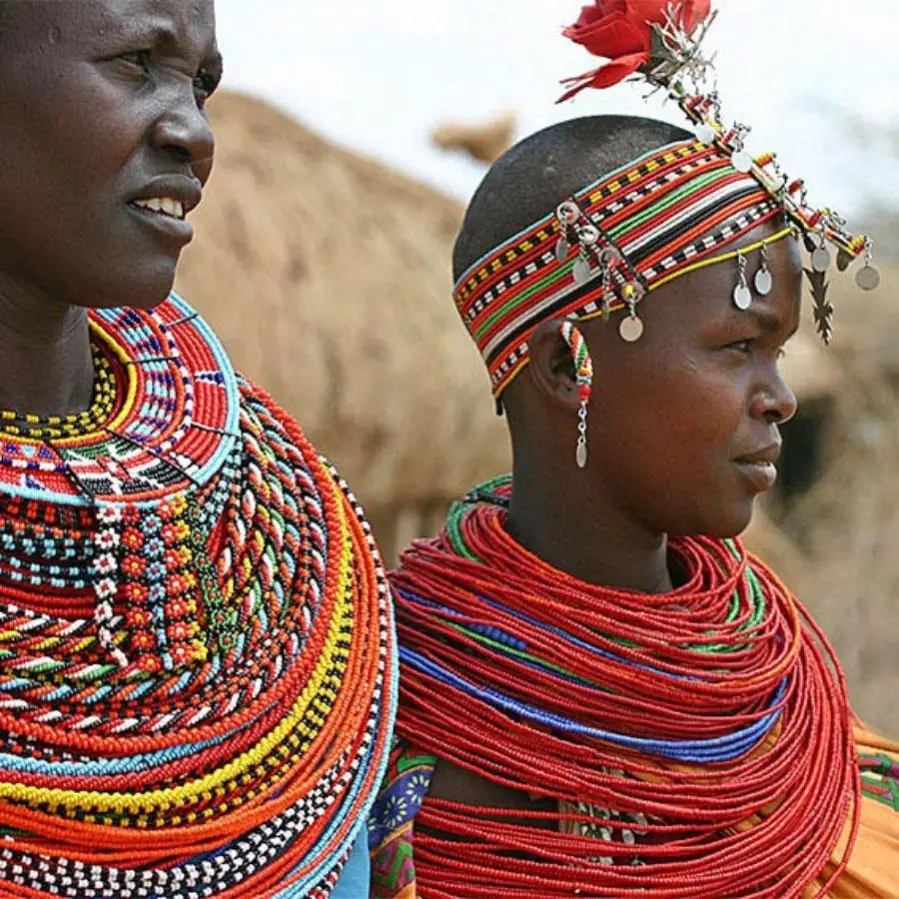 Afrykańska biżuteria plemienia Turkana