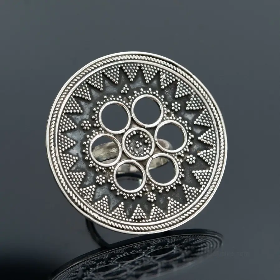 Indian silver ring