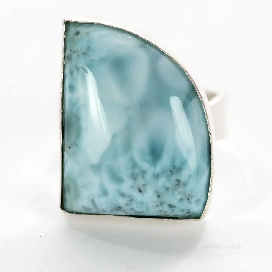 Caribbean blue in Indian silver