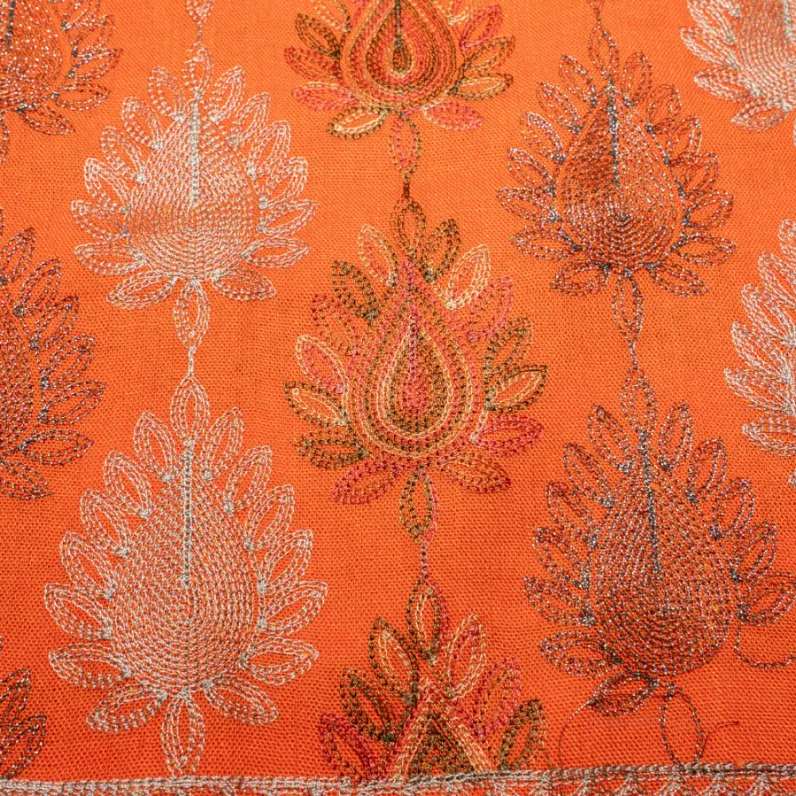 Orange Pakistani Scarf
