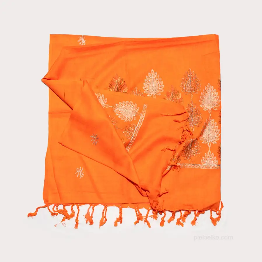 Orange Pakistani Scarf