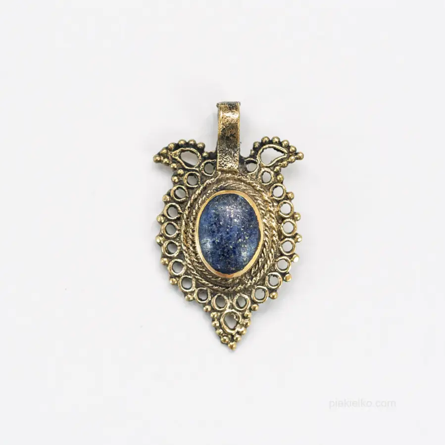 Pakistańska zawieszka z lapis lazuli