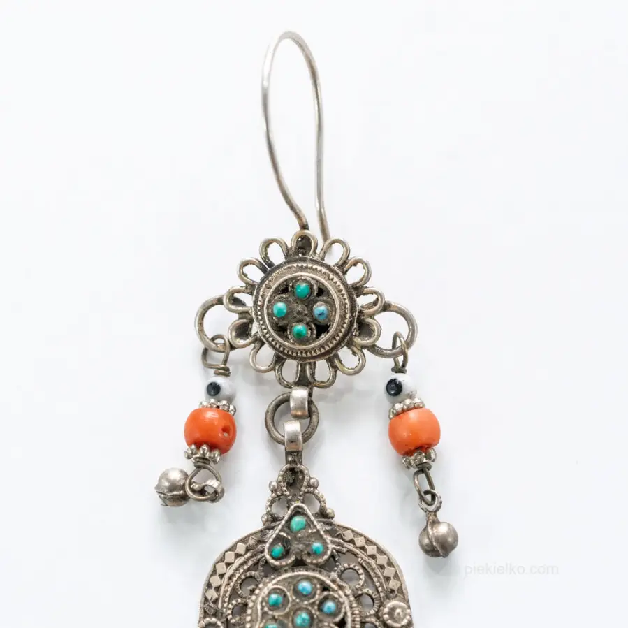 Baloch museum silver earrings