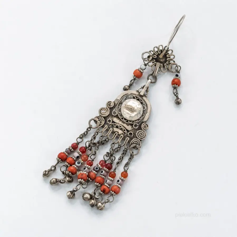 Baloch museum silver earrings