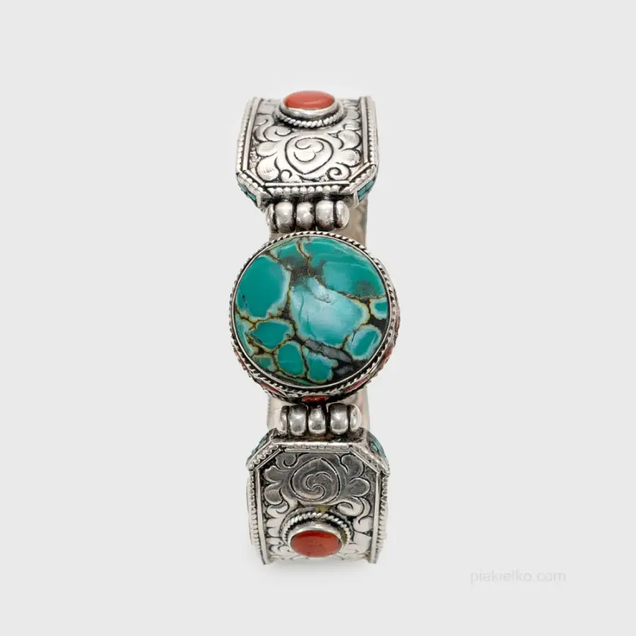 Nepalese Bracelet in Sterling Silver 925