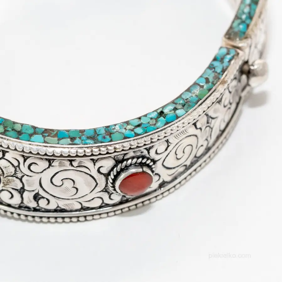 Nepalese Bracelet in Sterling Silver 925
