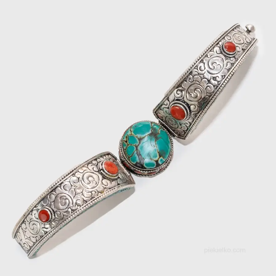 Nepalese Bracelet in Sterling Silver 925