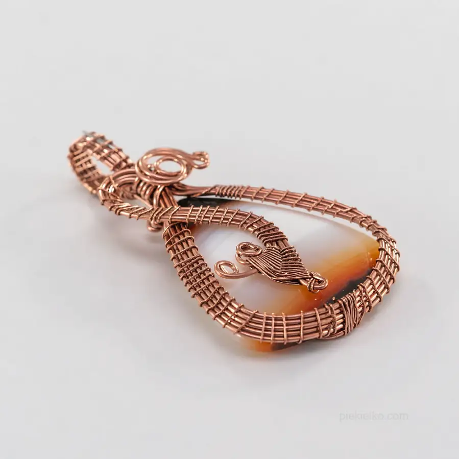 Unique Pendant with Natural Agate