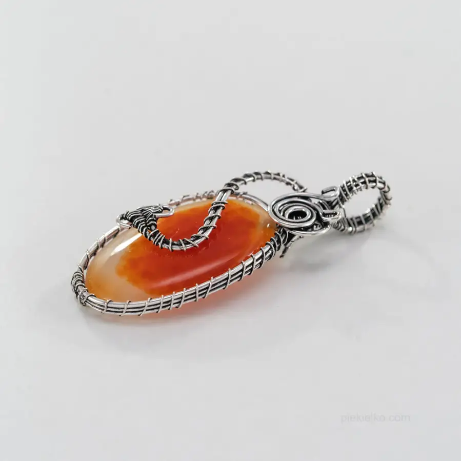 Fire Agate Pendant