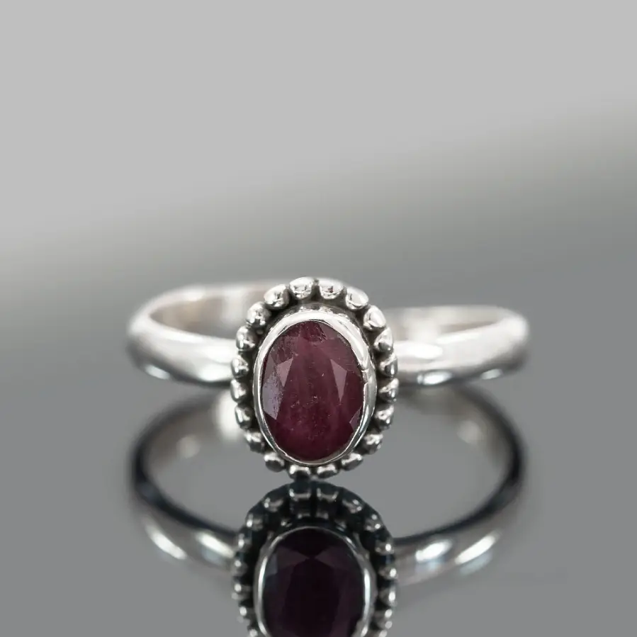 An extraordinary natural ruby ring