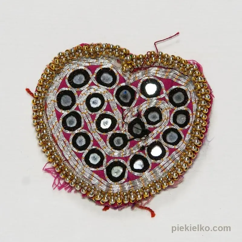 Afghan heart medallions