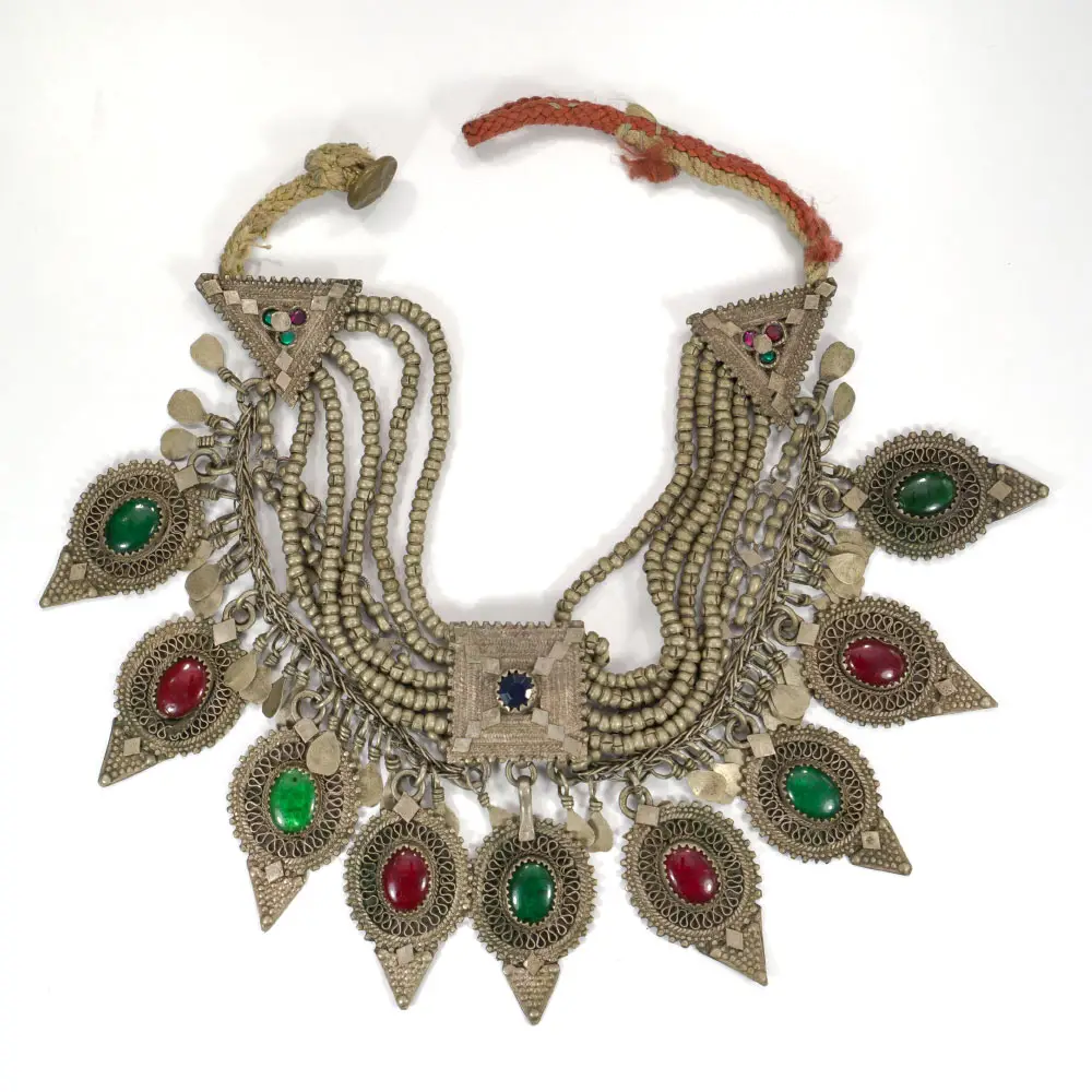 An antique necklace from the Kuchi tribe