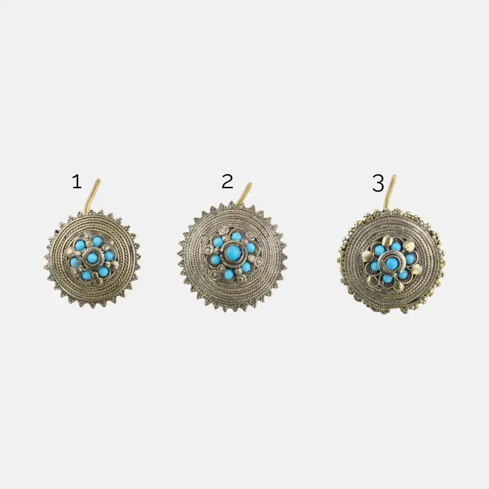 Pashtun Septum &ndash; Flat Medium Rosettes