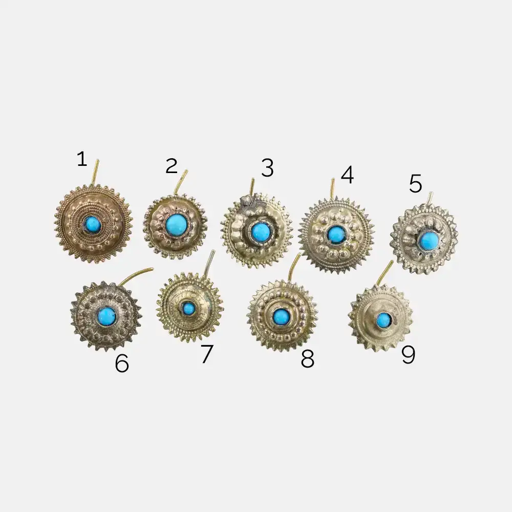 Pashtun Brass Septum Nose Rings