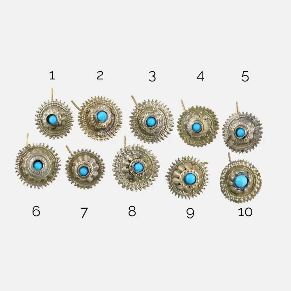Pashtun Nose Earrings &ndash; 19th Century