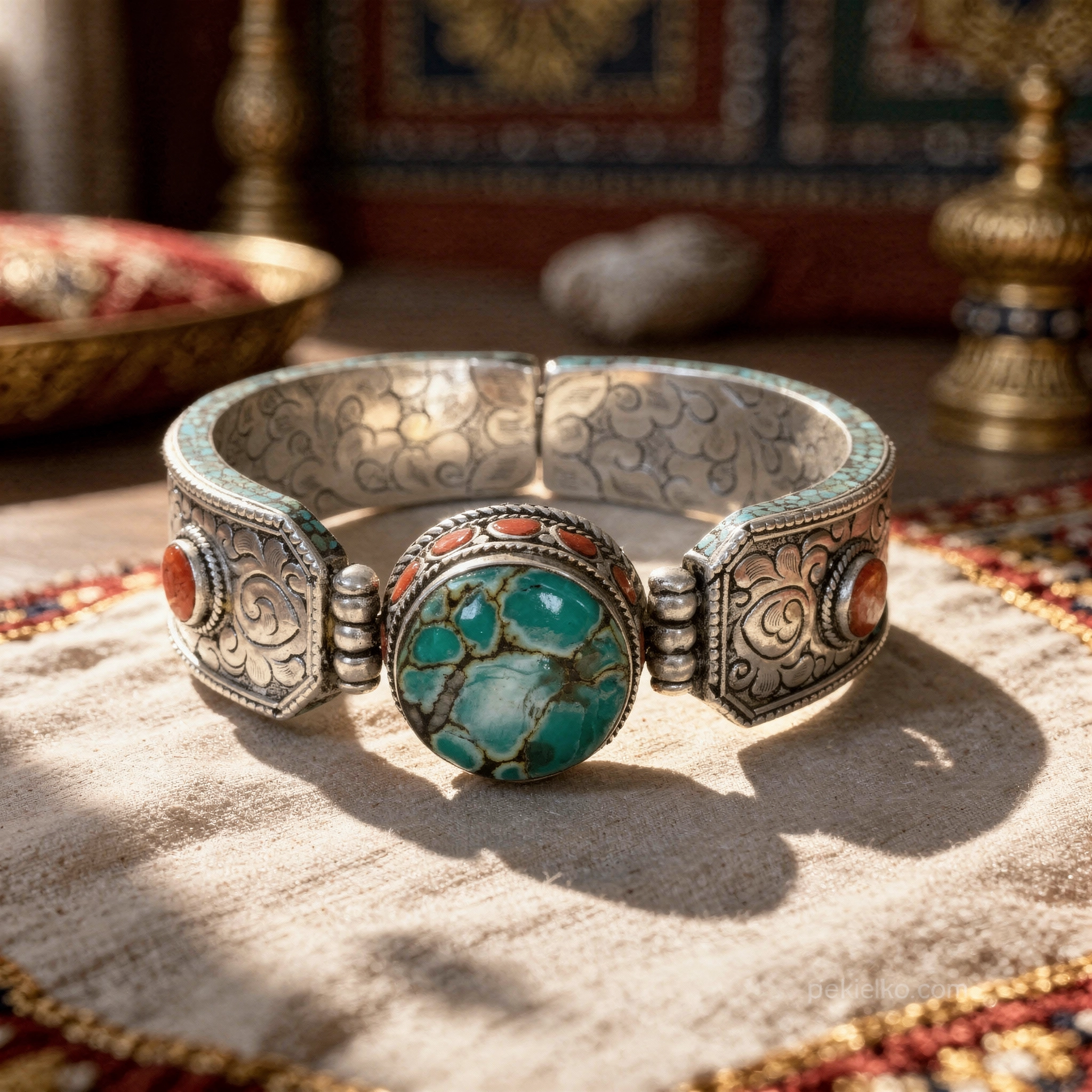 Nepalese Bracelet in Sterling Silver 925