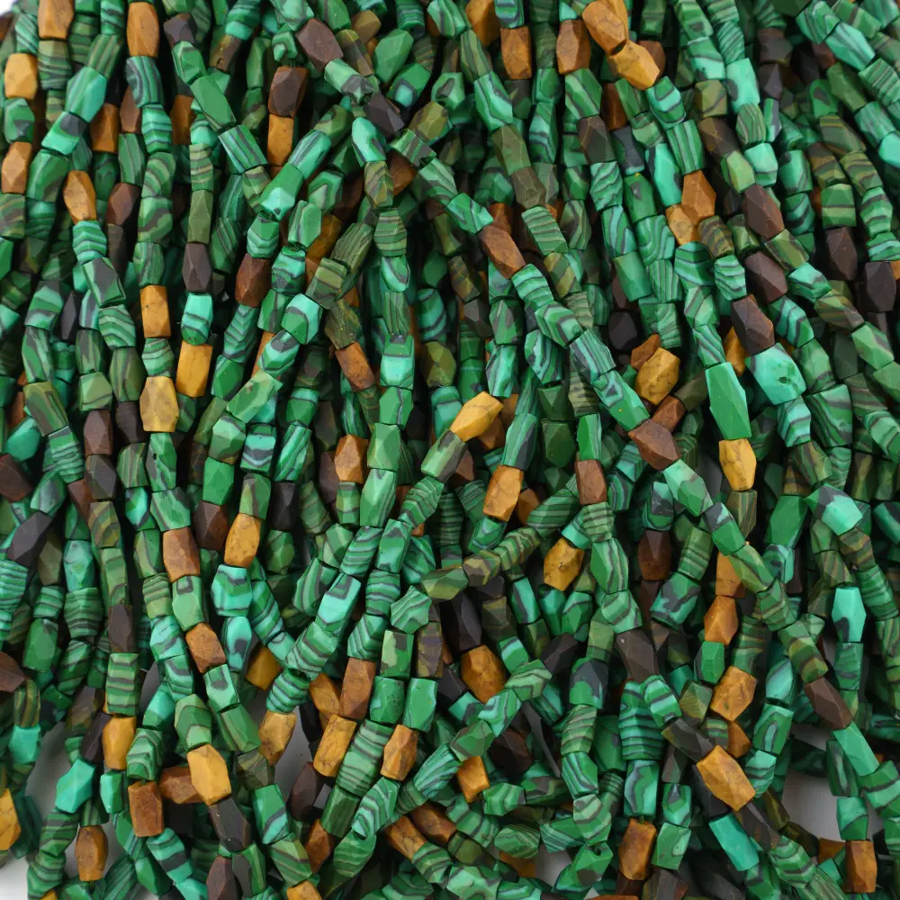 Banded Malachite Mix 4 mm
