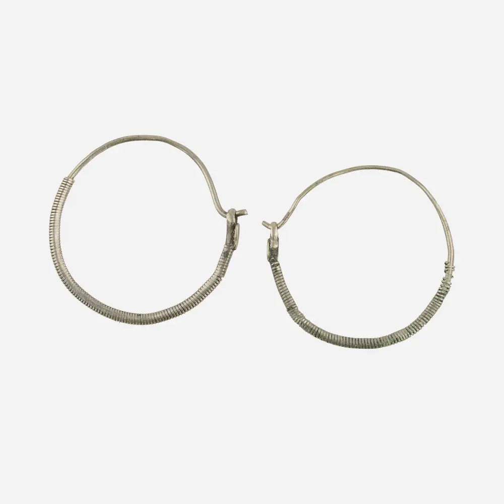 Afghan Wire Hoop Earrings