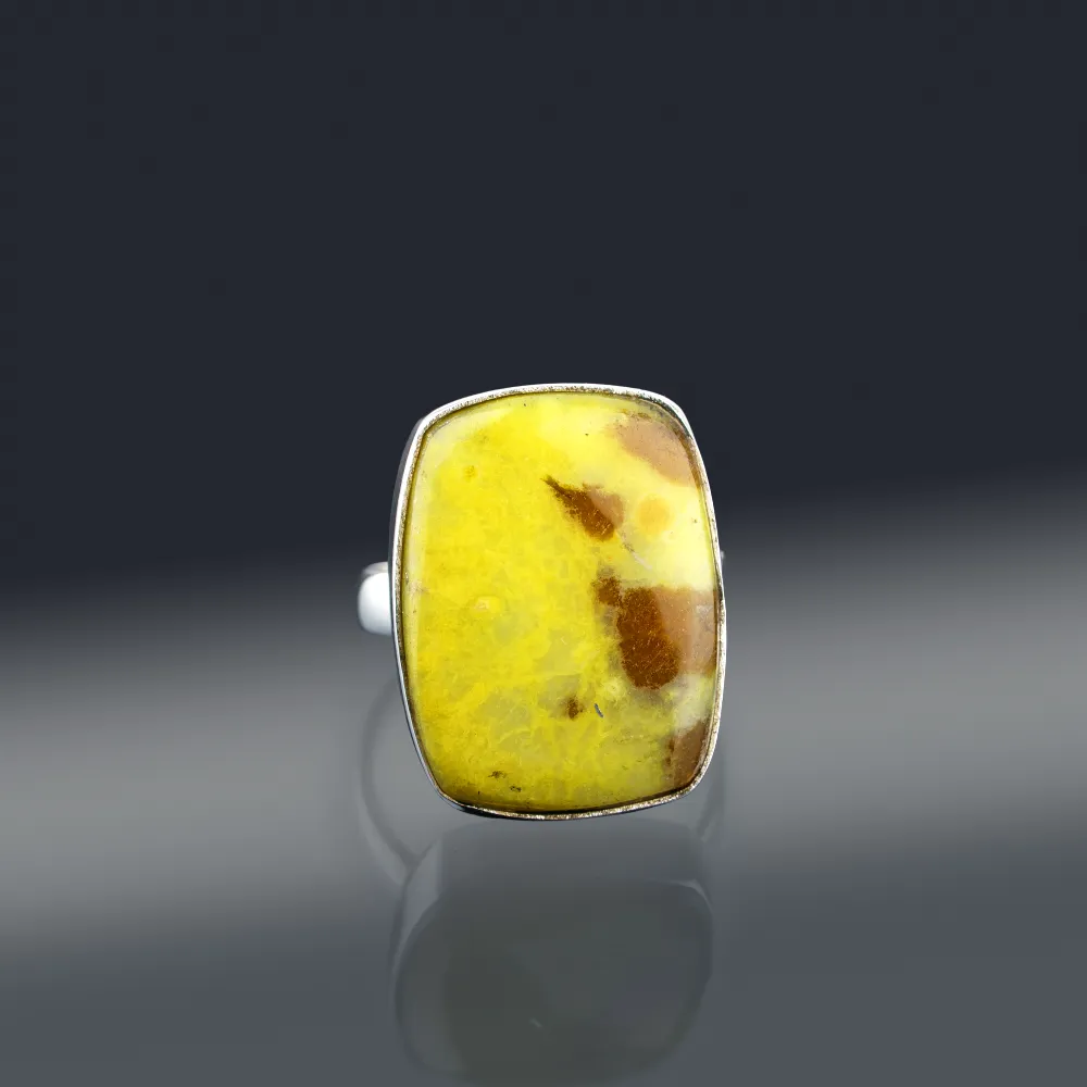 Natural Citrine Opal Ring
