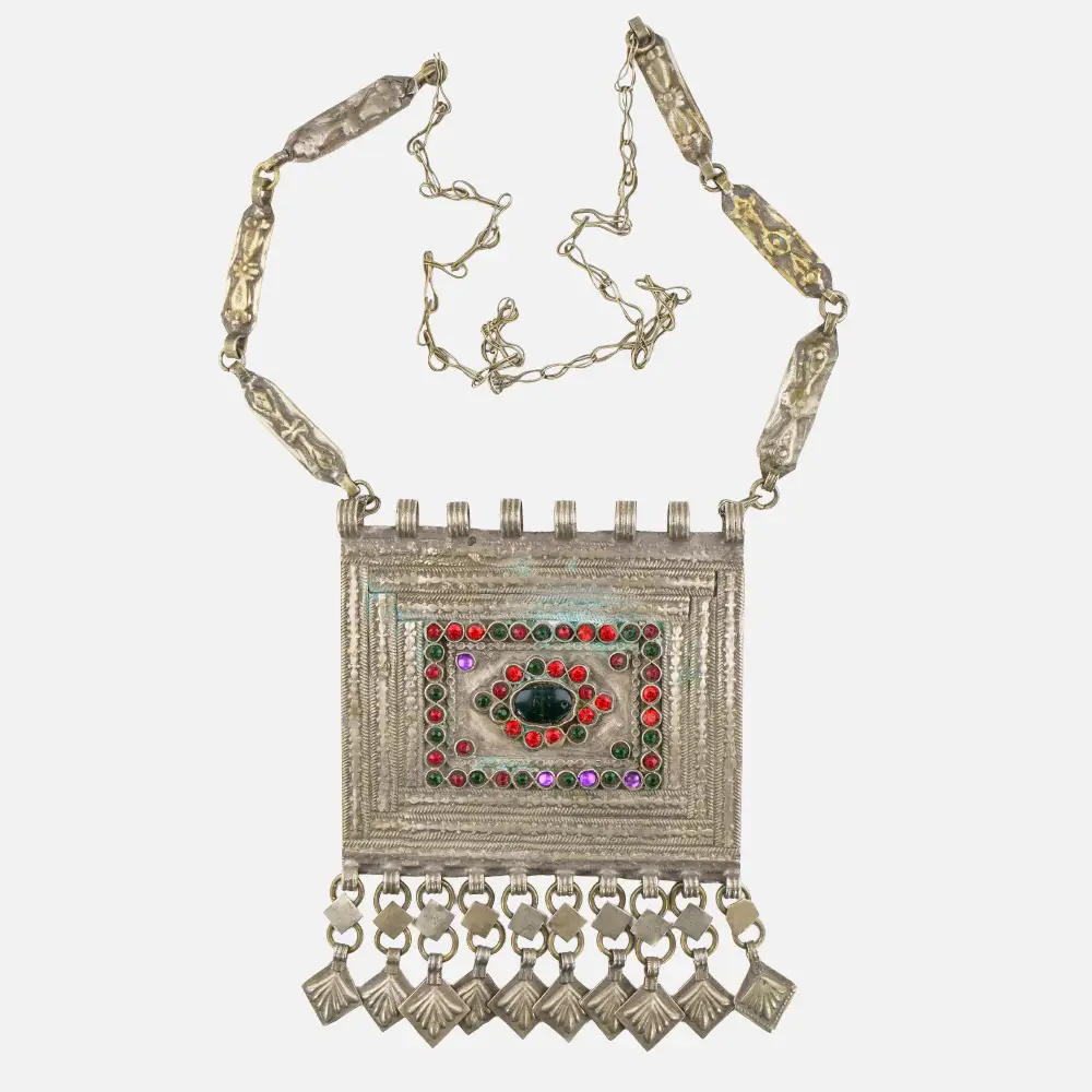 Alochi Tribal &ndash; Silver Amulet with Tassels