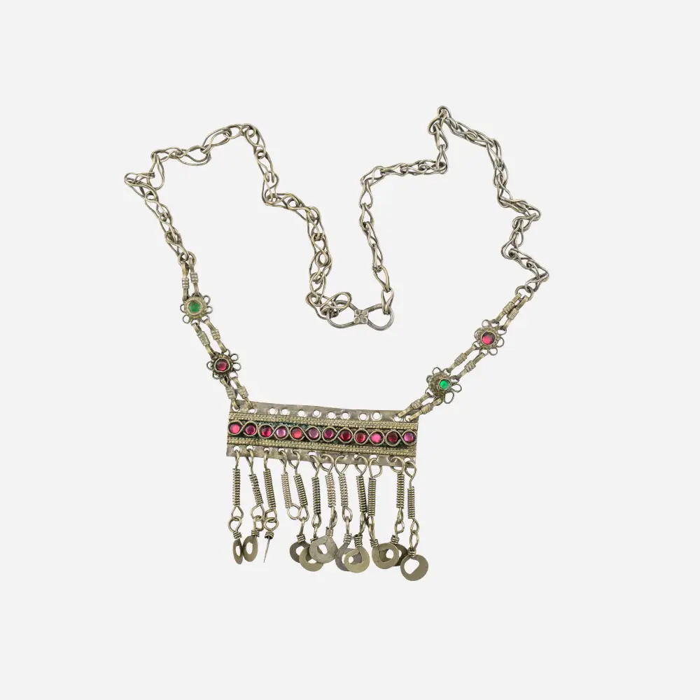 Kuchi Flat Brass Necklace