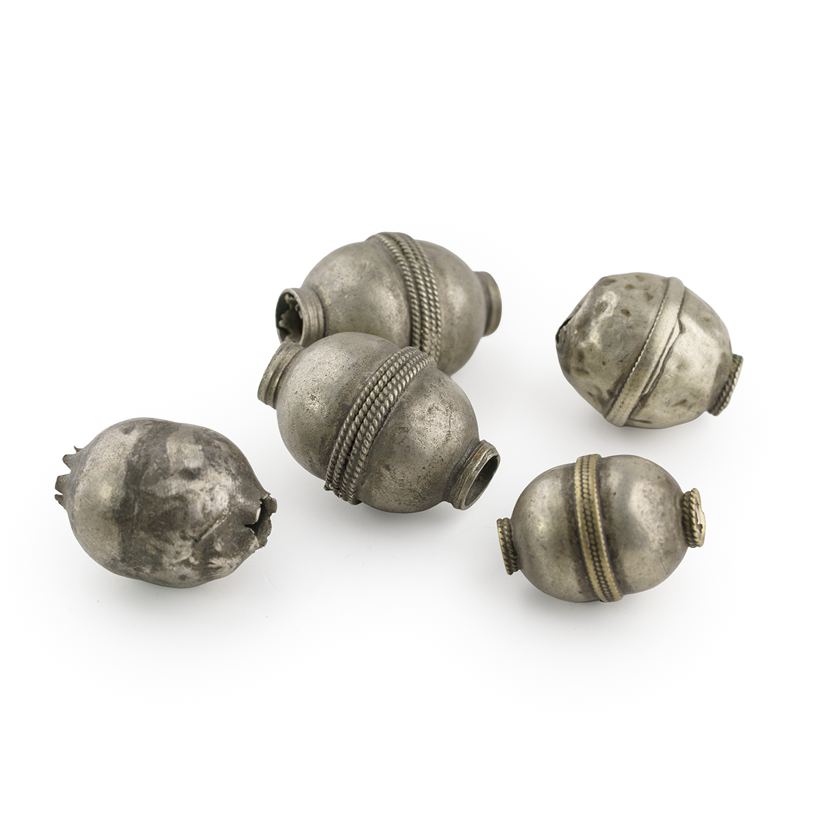 Antique Turkmen Brass Beads
