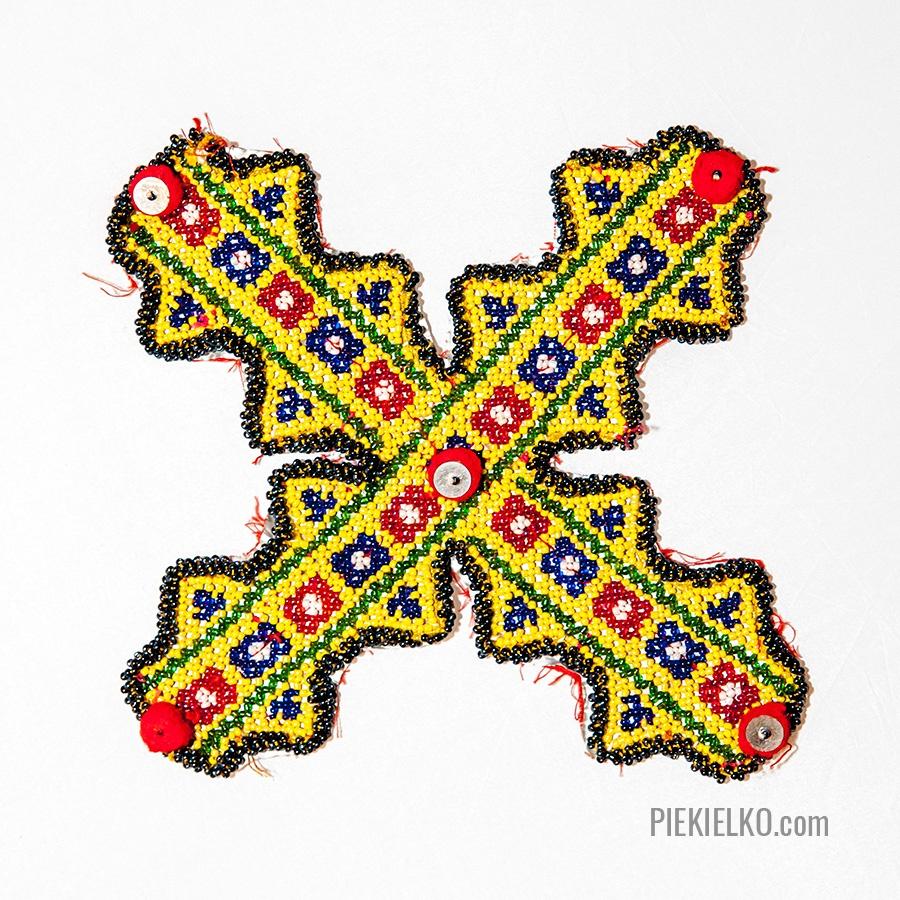 Sewing applique cross beads - piekielko.com