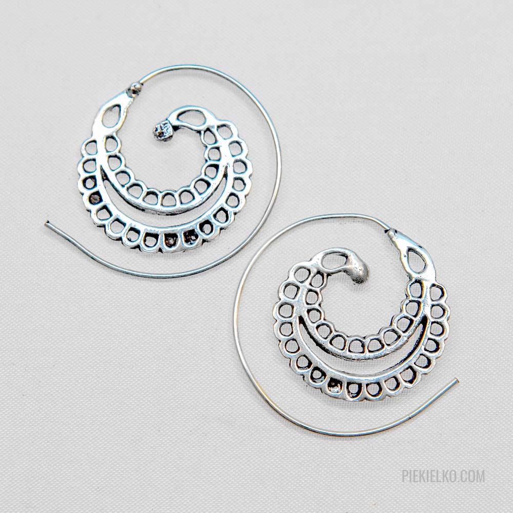 Spiralne kolczyki - piekielko.com