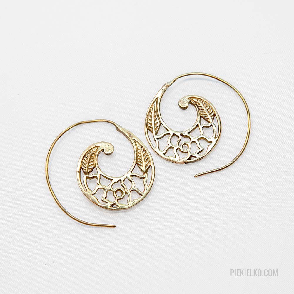 Spiral earrings - piekielko.com