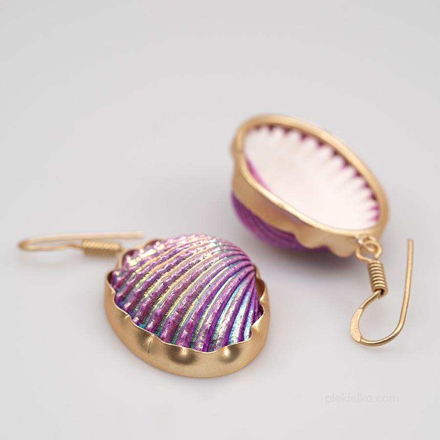 Sea shell earrings - piekielko.com