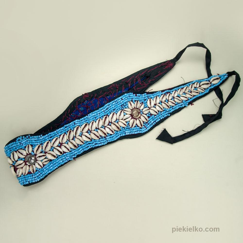 Ethnic Kuchi belt with cowrie shells - piekielko.com