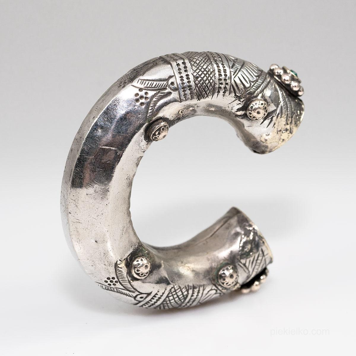 Kaszmirska bransoleta bangle - piekielko.com