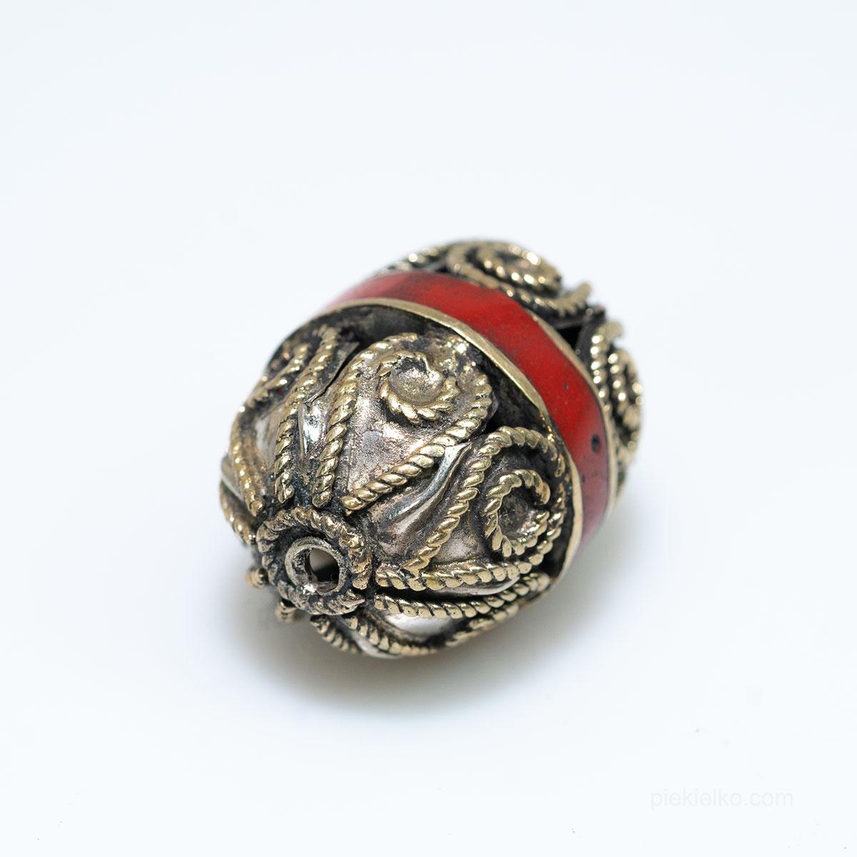 Turkmen openwork coral - red - piekielko.com