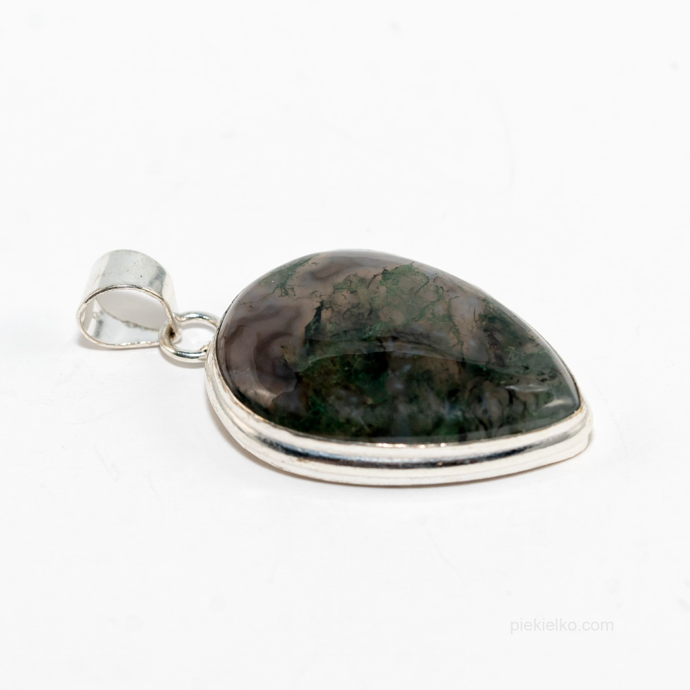 Moss agate pendant - piekielko.com