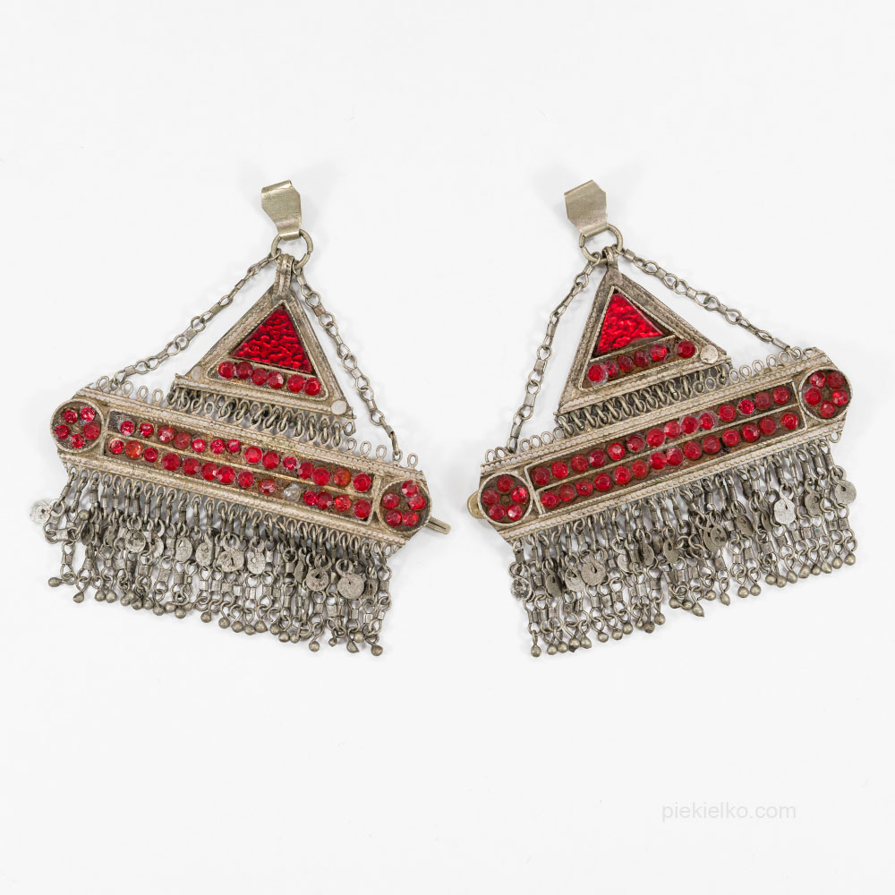 Old Kuchi tribal hair clips - piekielko.com